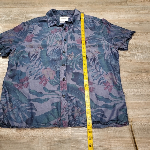Goodfellow Short Sleeve Hawaiian Shirt Standard Fit Tropical Mens Size Large - Picture 7 of 8